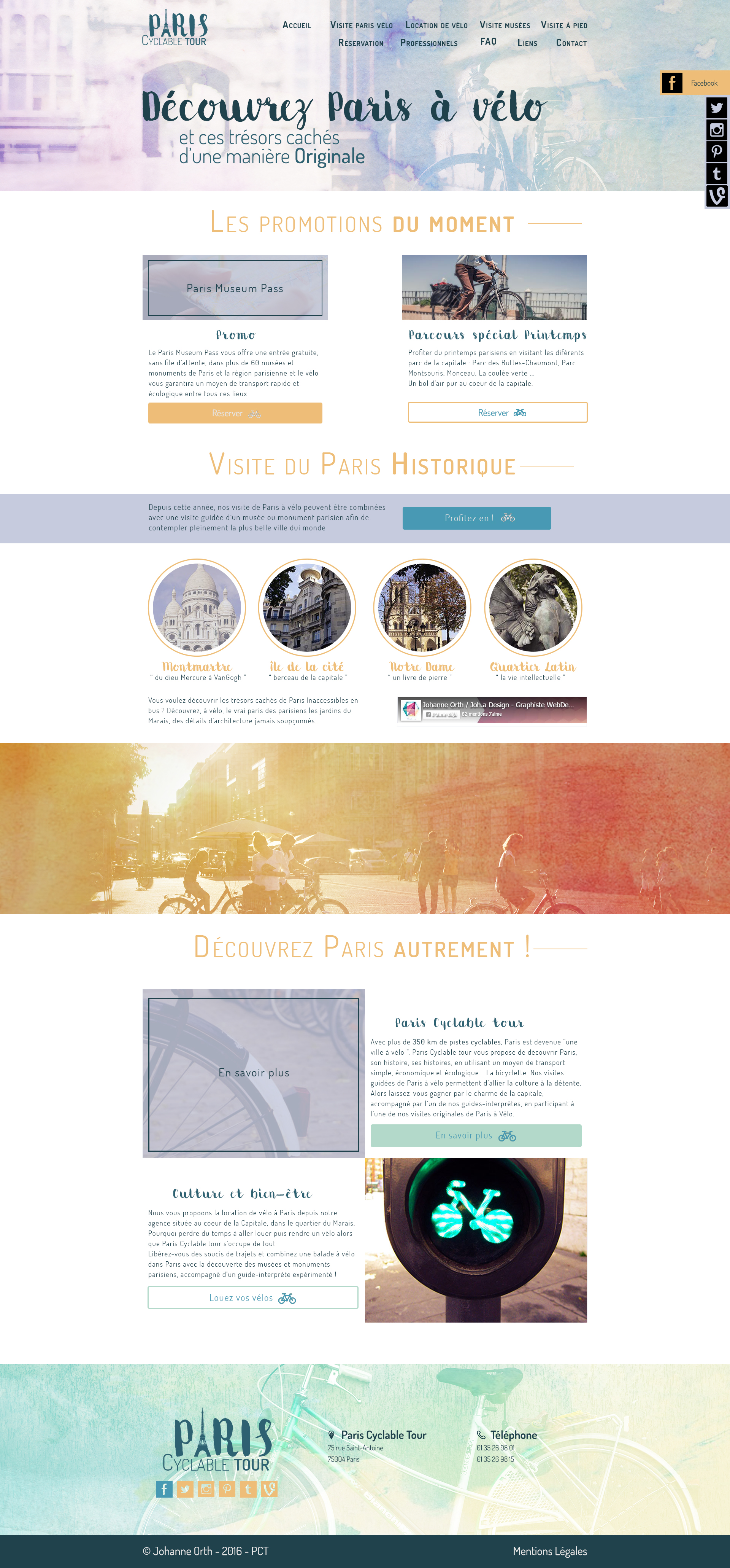 Maquette Paris cyclable tour